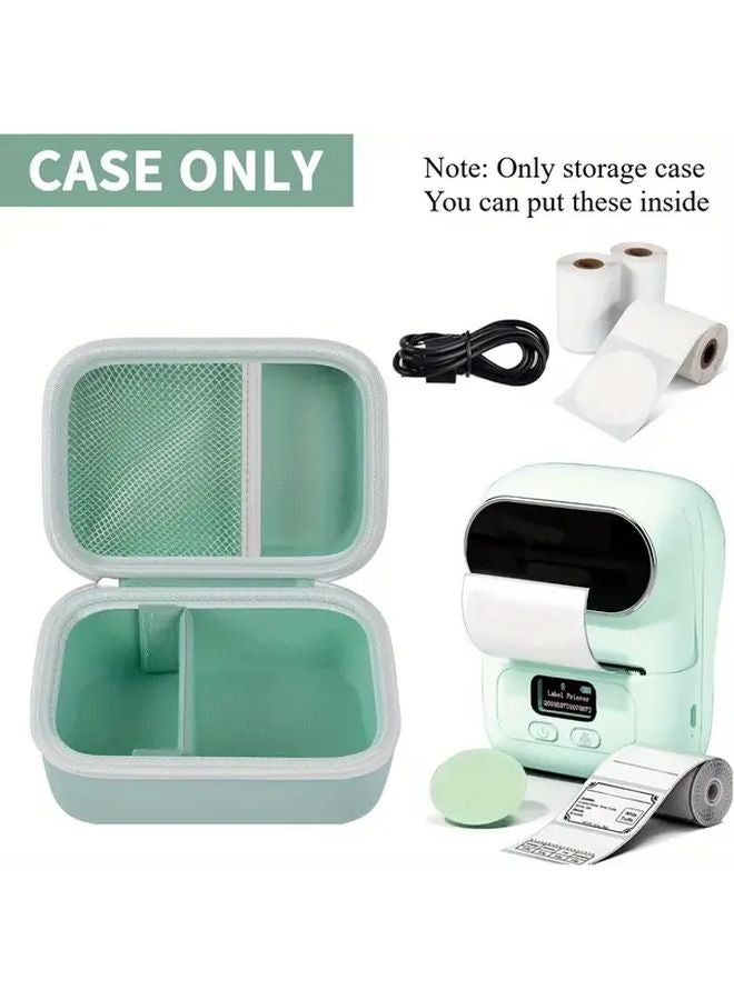 Blue Storage Bag For Phomemo M110 Label Maker Printer Labels USB Cable Accessories - Image 3